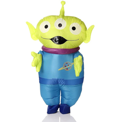 Teens and Adults Three Eyed Alien Inflatable Toy Story Costumes - ChildAngle