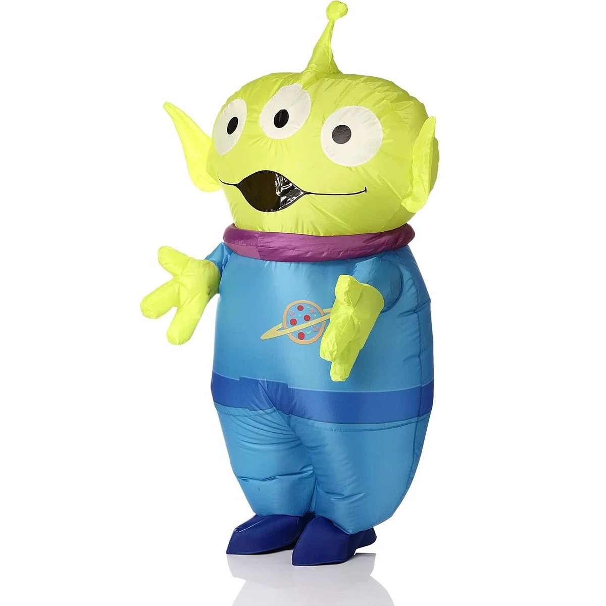 Teens and Adults Three Eyed Alien Inflatable Toy Story Costumes - ChildAngle