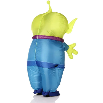 Teens and Adults Three Eyed Alien Inflatable Toy Story Costumes - ChildAngle