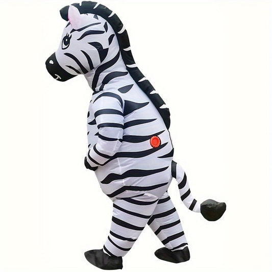Teens and Adults Inflatable Zebra Costumes Blowup Animal Costumes - ChildAngle