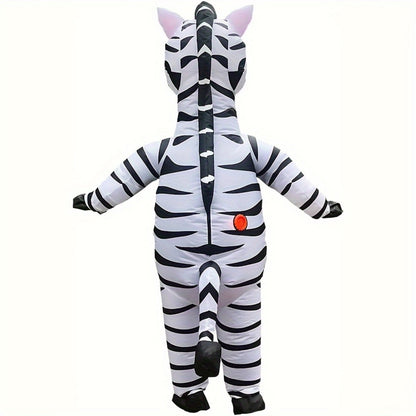 Teens and Adults Inflatable Zebra Costumes Blowup Animal Costumes - ChildAngle