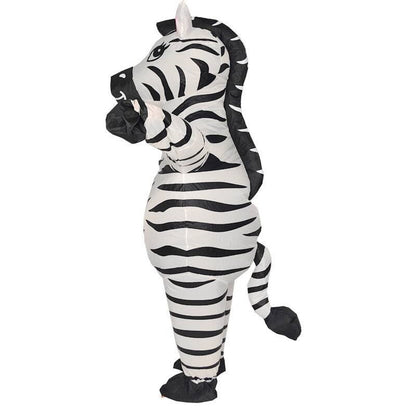 Teens and Adults Inflatable Zebra Costumes Blowup Animal Costumes - ChildAngle