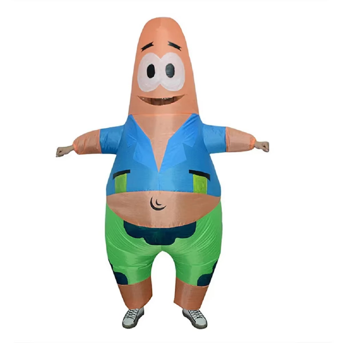 Spongebob Teens and Adults Patrick Star Inflatable Costume Blow up - ChildAngle