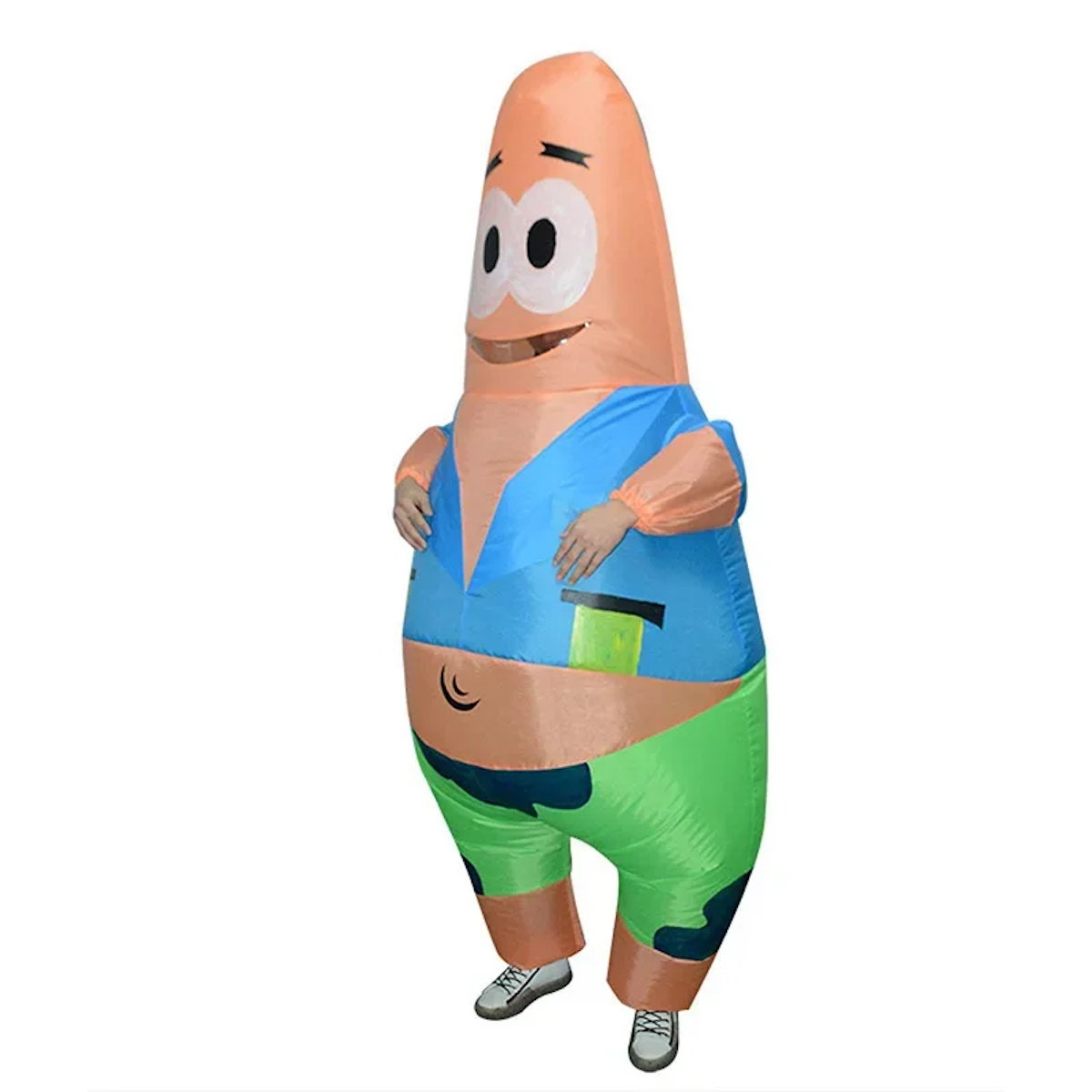 Spongebob Teens and Adults Patrick Star Inflatable Costume Blow up - ChildAngle