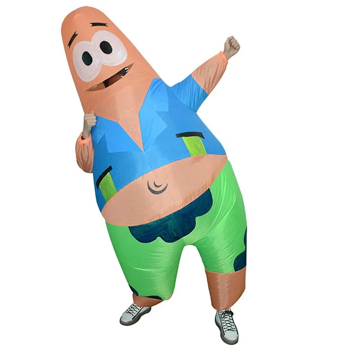 Spongebob Teens and Adults Patrick Star Inflatable Costume Blow up - ChildAngle