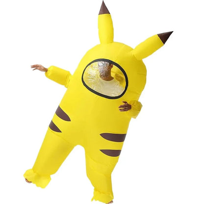 Teens and Adults Inflatable Pikachu Costumes Pokemon Blow Up Costumes - ChildAngle