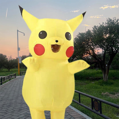 Teens and Adults Inflatable Pikachu Costumes Pokemon Blow Up Costumes - ChildAngle