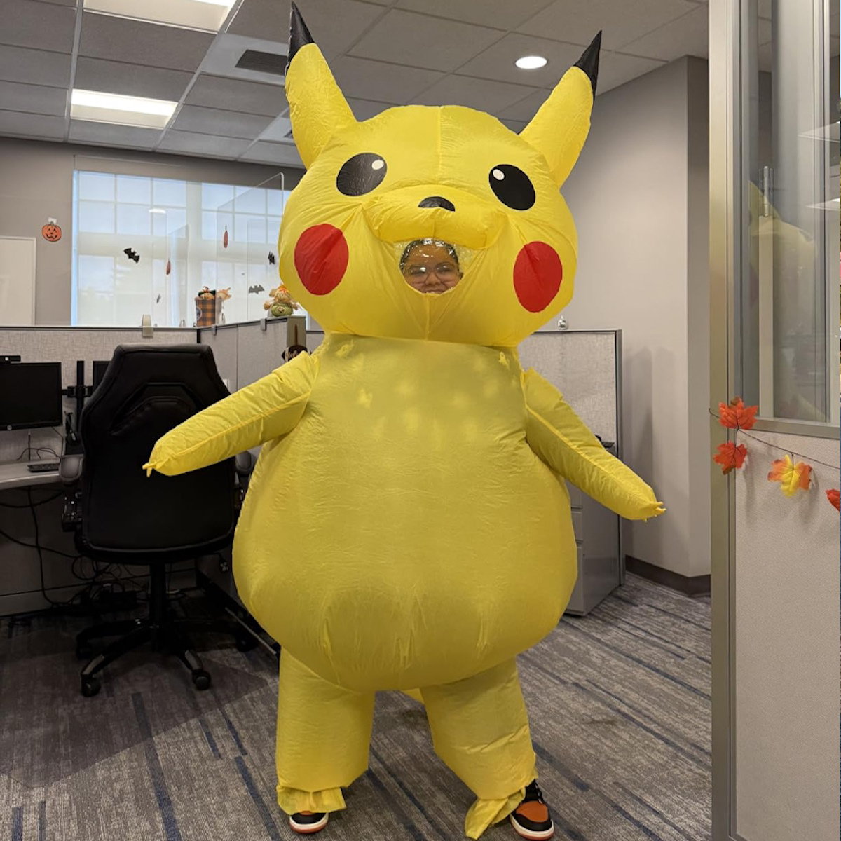 Teens and Adults Inflatable Pikachu Costumes Pokemon Blow Up Costumes - ChildAngle