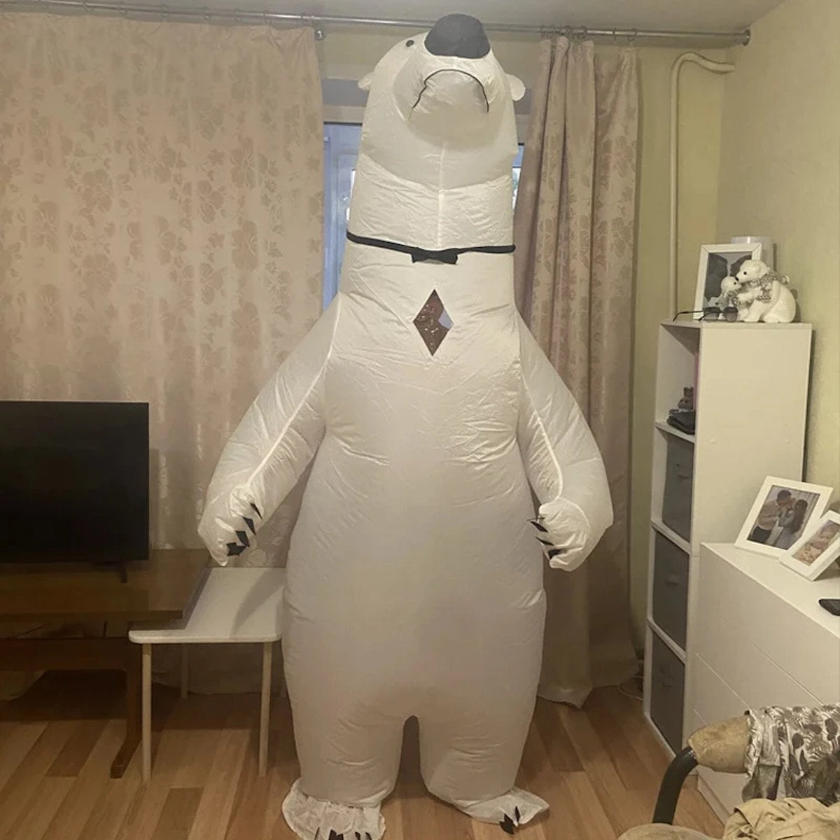 Teens and Adults Polar Bear Inflatable Animal Costumes - ChildAngle