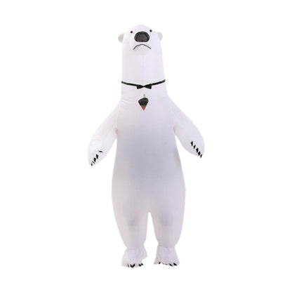 Teens and Adults Polar Bear Inflatable Animal Costumes - ChildAngle