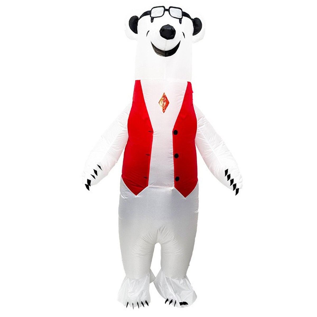 Teens and Adults Polar Bear Inflatable Animal Costumes - ChildAngle