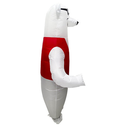 Teens and Adults Polar Bear Inflatable Animal Costumes - ChildAngle