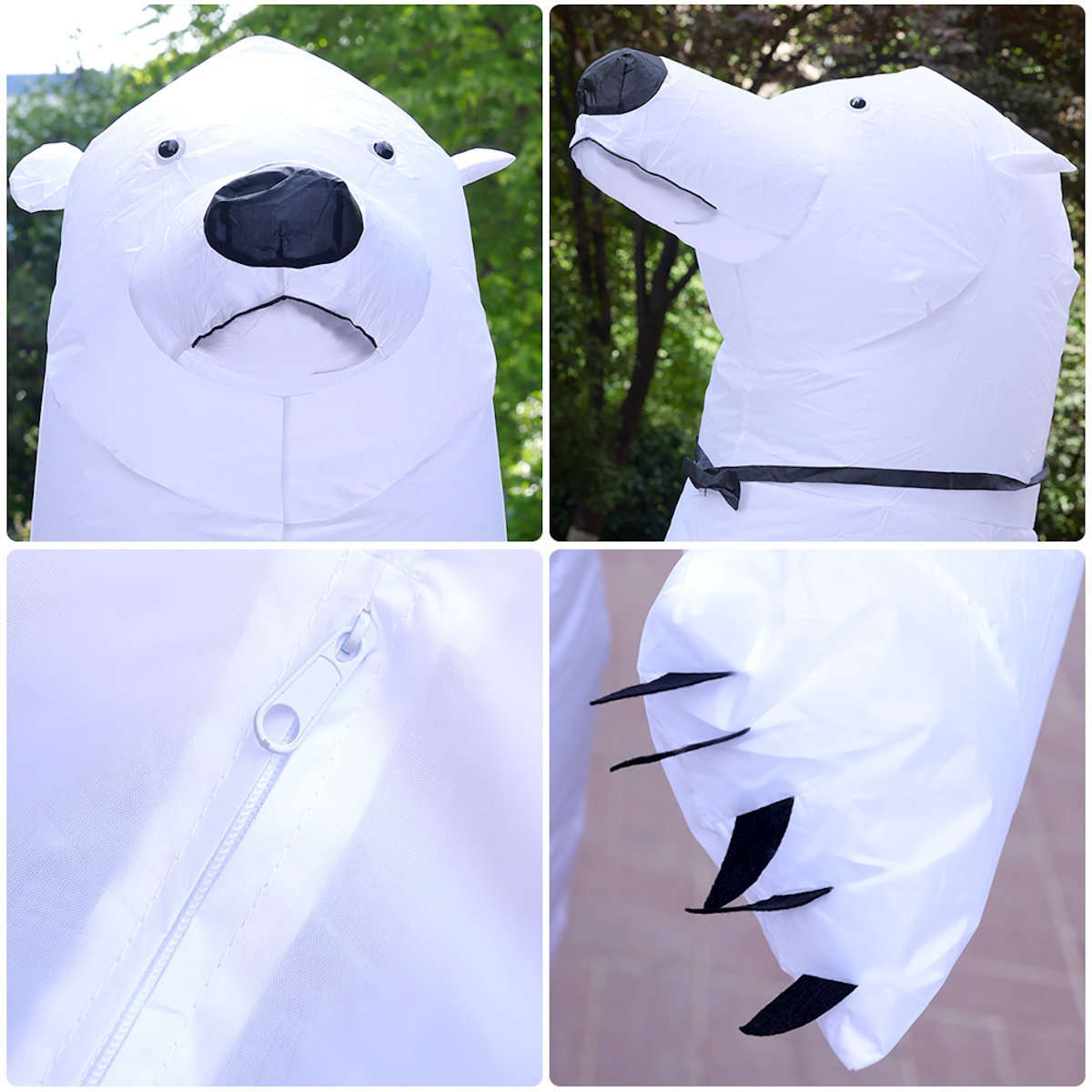 Teens and Adults Polar Bear Inflatable Animal Costumes - ChildAngle