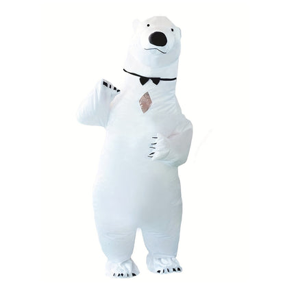 Teens and Adults Polar Bear Inflatable Animal Costumes - ChildAngle
