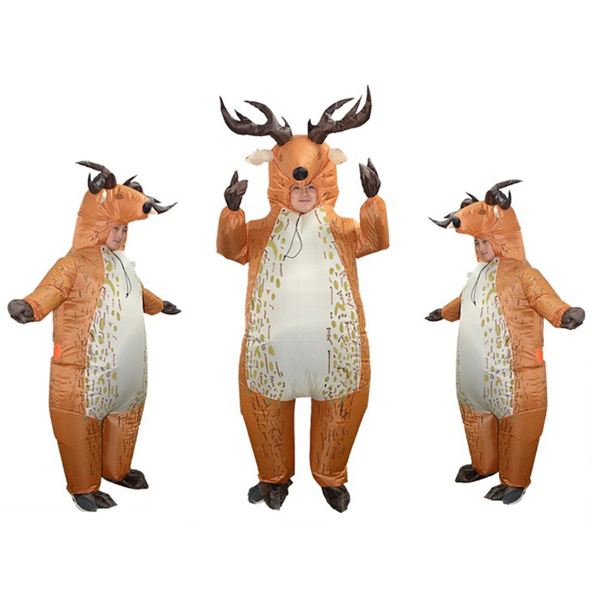 Teens and Adults Reindeer Inflatable Animal Costumes - ChildAngle
