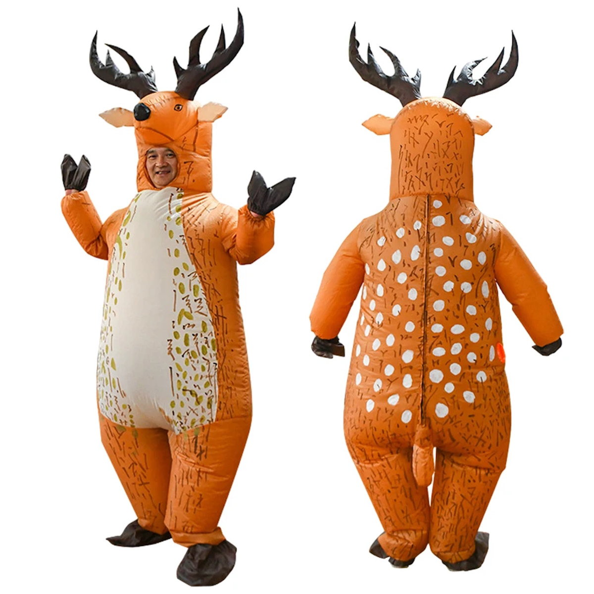 Teens and Adults Reindeer Inflatable Animal Costumes - ChildAngle