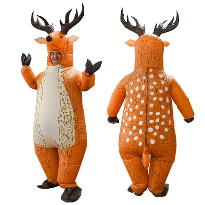 Teens and Adults Reindeer Inflatable Animal Costumes - ChildAngle
