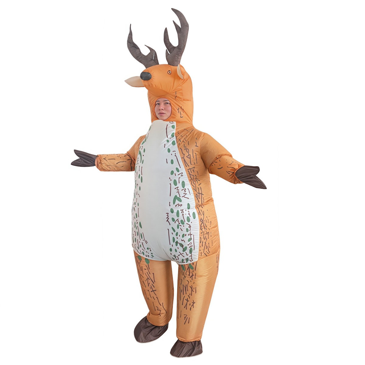 Teens and Adults Reindeer Inflatable Animal Costumes - ChildAngle