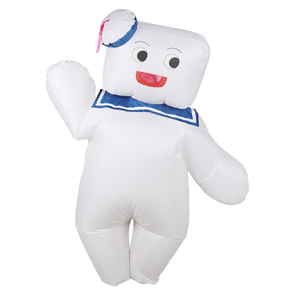 Teens and Adults Stay Puft Marshmallow Man Inflatable Costumes Blow Up - ChildAngle