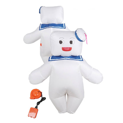 Teens and Adults Stay Puft Marshmallow Man Inflatable Costumes Blow Up - ChildAngle