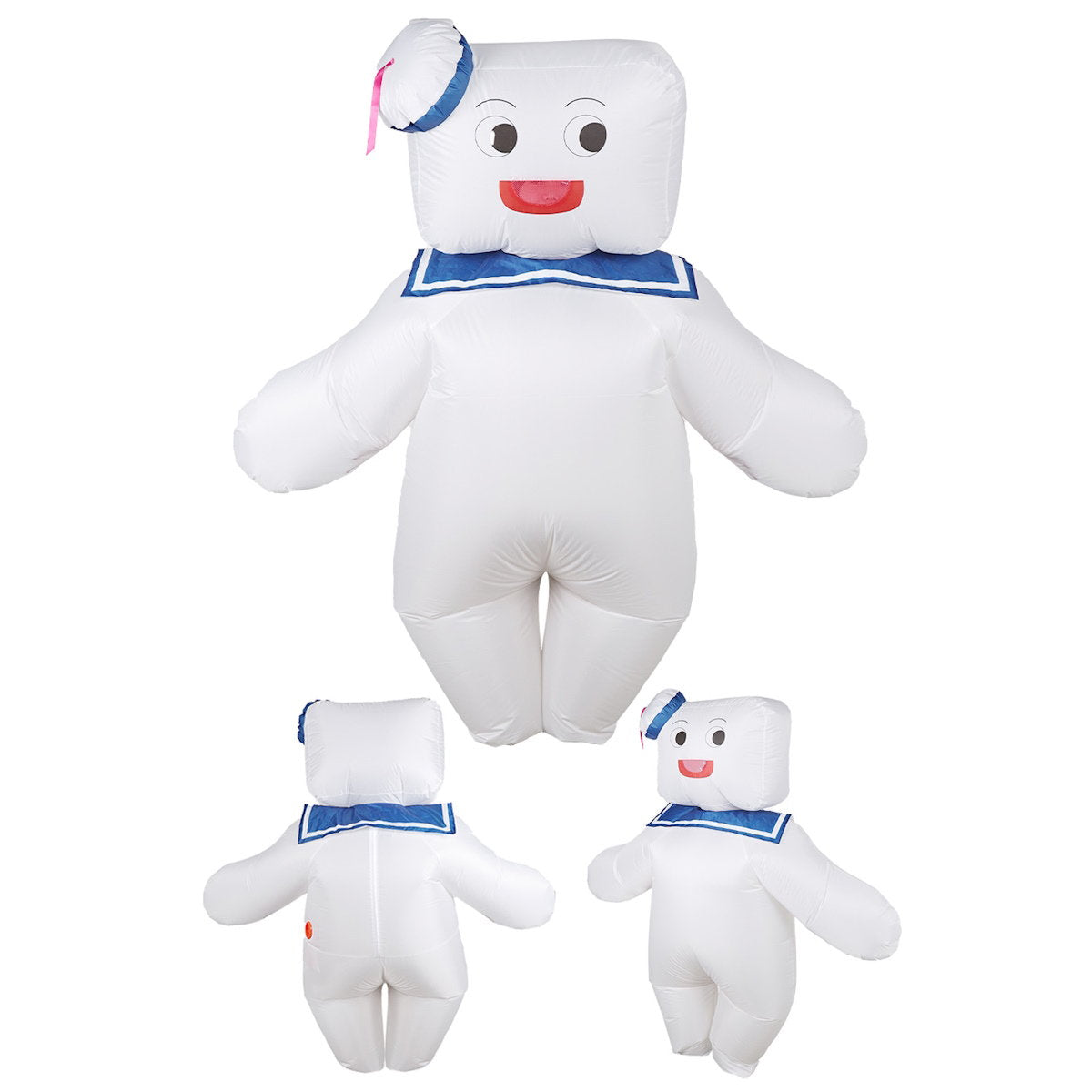 Teens and Adults Stay Puft Marshmallow Man Inflatable Costumes Blow Up - ChildAngle