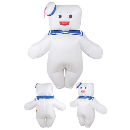 Teens and Adults Stay Puft Marshmallow Man Inflatable Costumes Blow Up - ChildAngle