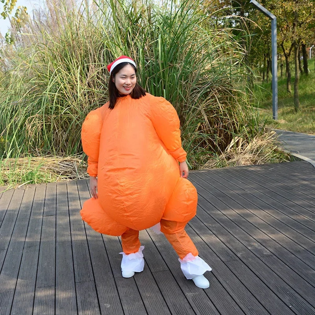Teens Inflatable Turkey Costumes for Thanksgiving Day - ChildAngle