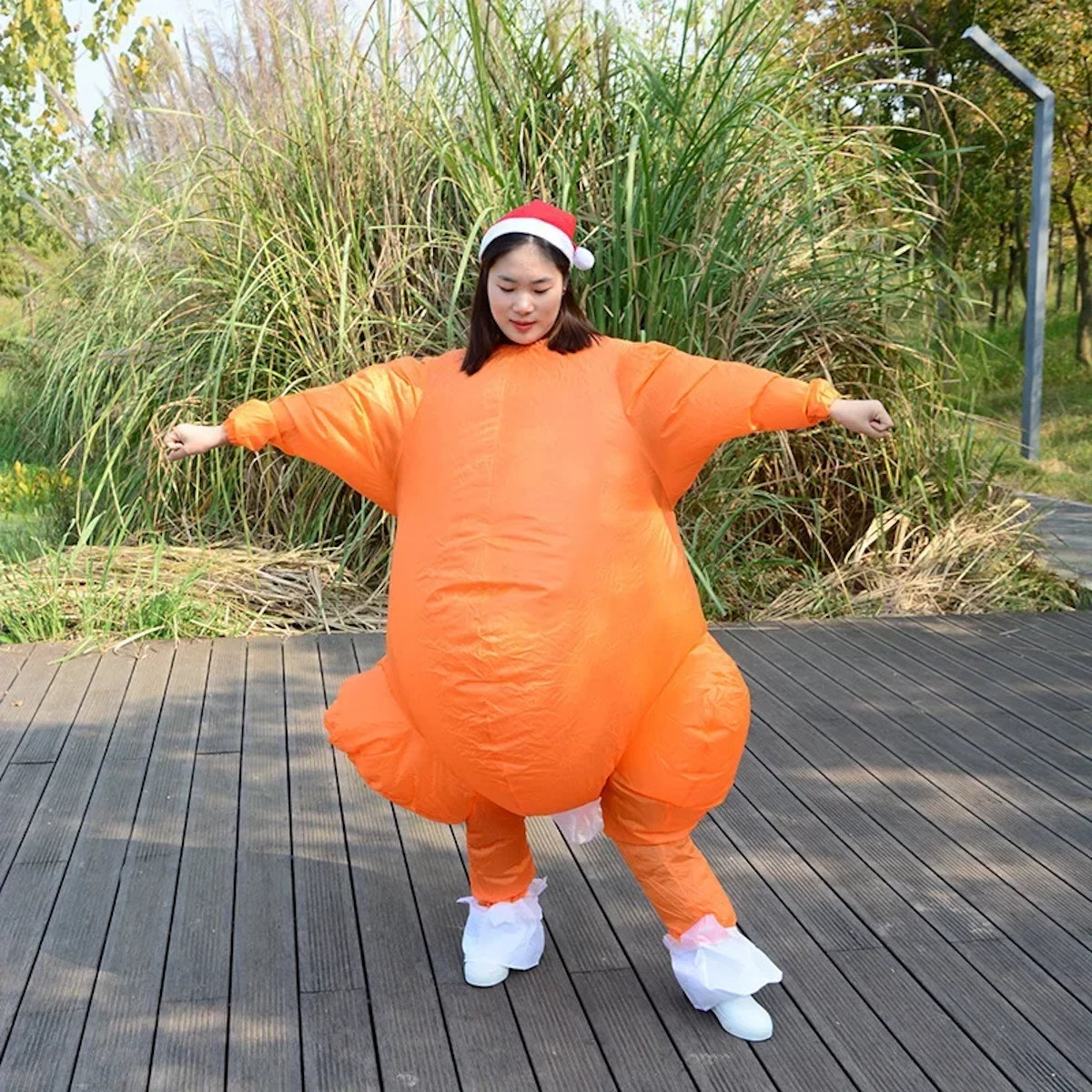 Teens Inflatable Turkey Costumes for Thanksgiving Day - ChildAngle