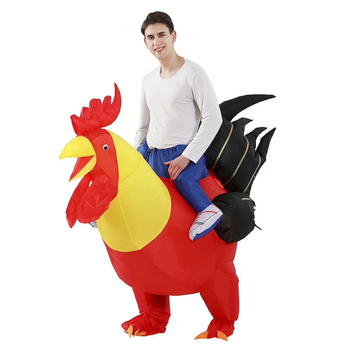 Teens and Adults Inflatable Chicken Costumes Rooster Inflatable Costumes - ChildAngle