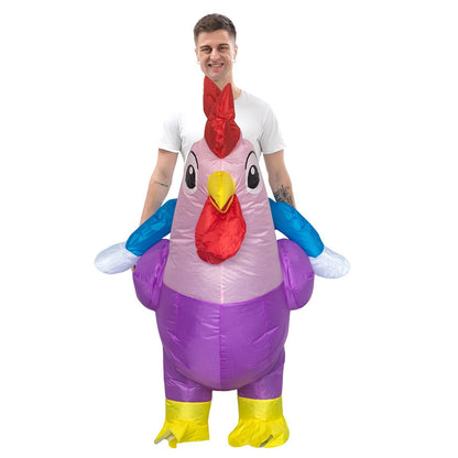 Teens and Adults Inflatable Chicken Costumes Rooster Inflatable Costumes - ChildAngle