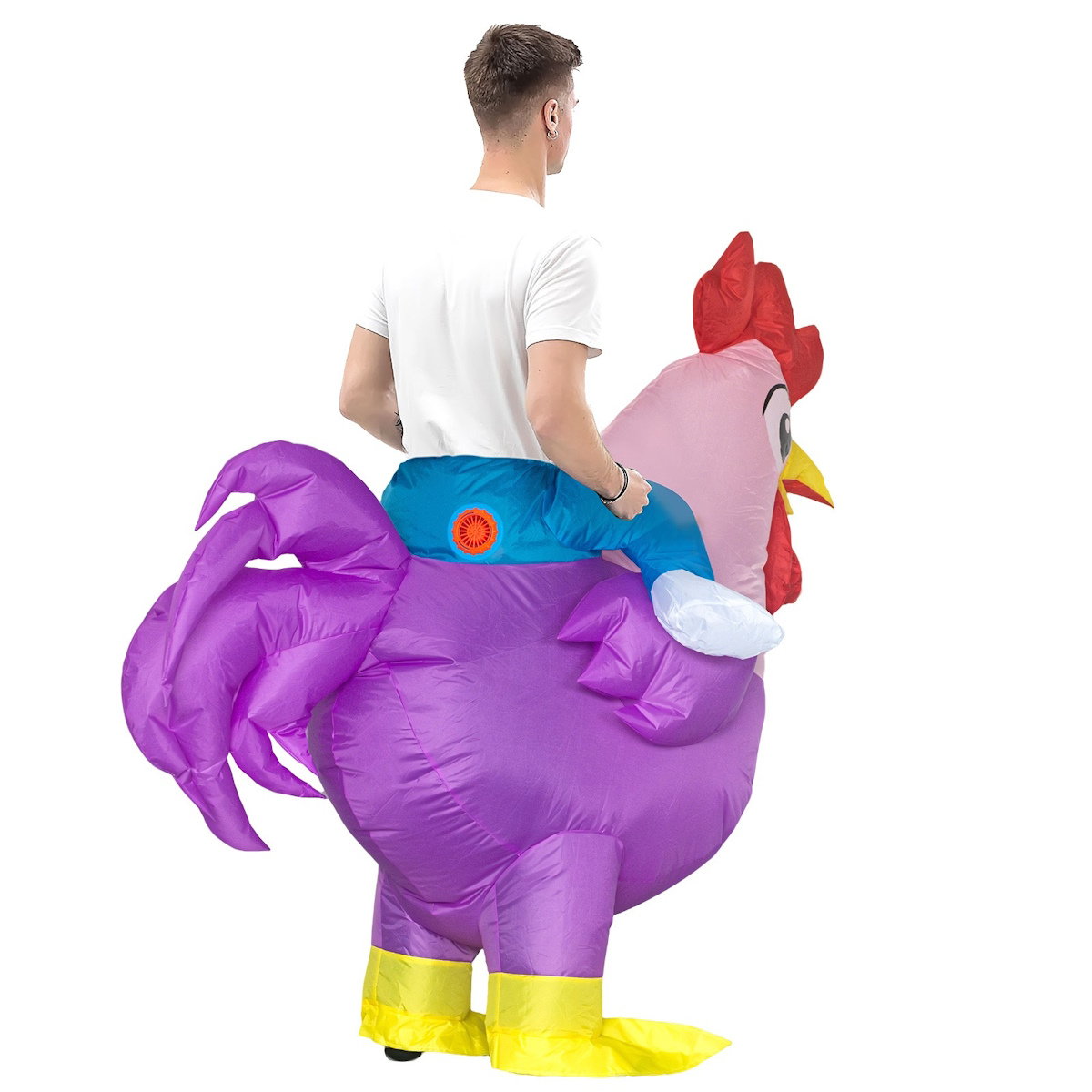 Teens and Adults Inflatable Chicken Costumes Rooster Inflatable Costumes - ChildAngle