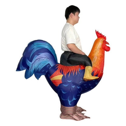 Teens and Adults Inflatable Chicken Costumes Rooster Inflatable Costumes - ChildAngle
