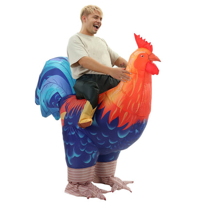 Teens and Adults Inflatable Chicken Costumes Rooster Inflatable Costumes - ChildAngle