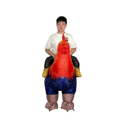 Teens and Adults Inflatable Chicken Costumes Rooster Inflatable Costumes - ChildAngle