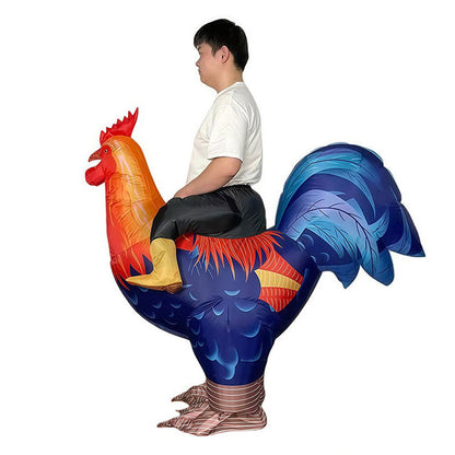 Teens and Adults Inflatable Chicken Costumes Rooster Inflatable Costumes - ChildAngle