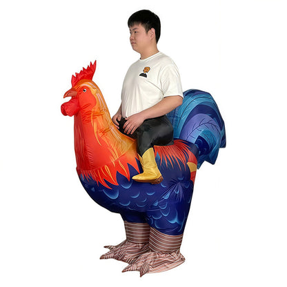 Teens and Adults Inflatable Chicken Costumes Rooster Inflatable Costumes - ChildAngle