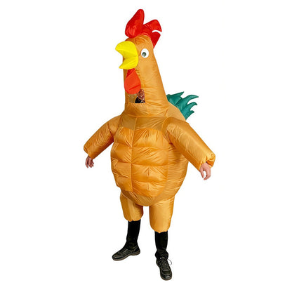 Teens and Adults Inflatable Chicken Costumes Rooster Inflatable Costumes - ChildAngle