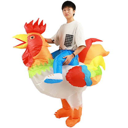 Teens and Adults Inflatable Chicken Costumes Rooster Inflatable Costumes - ChildAngle