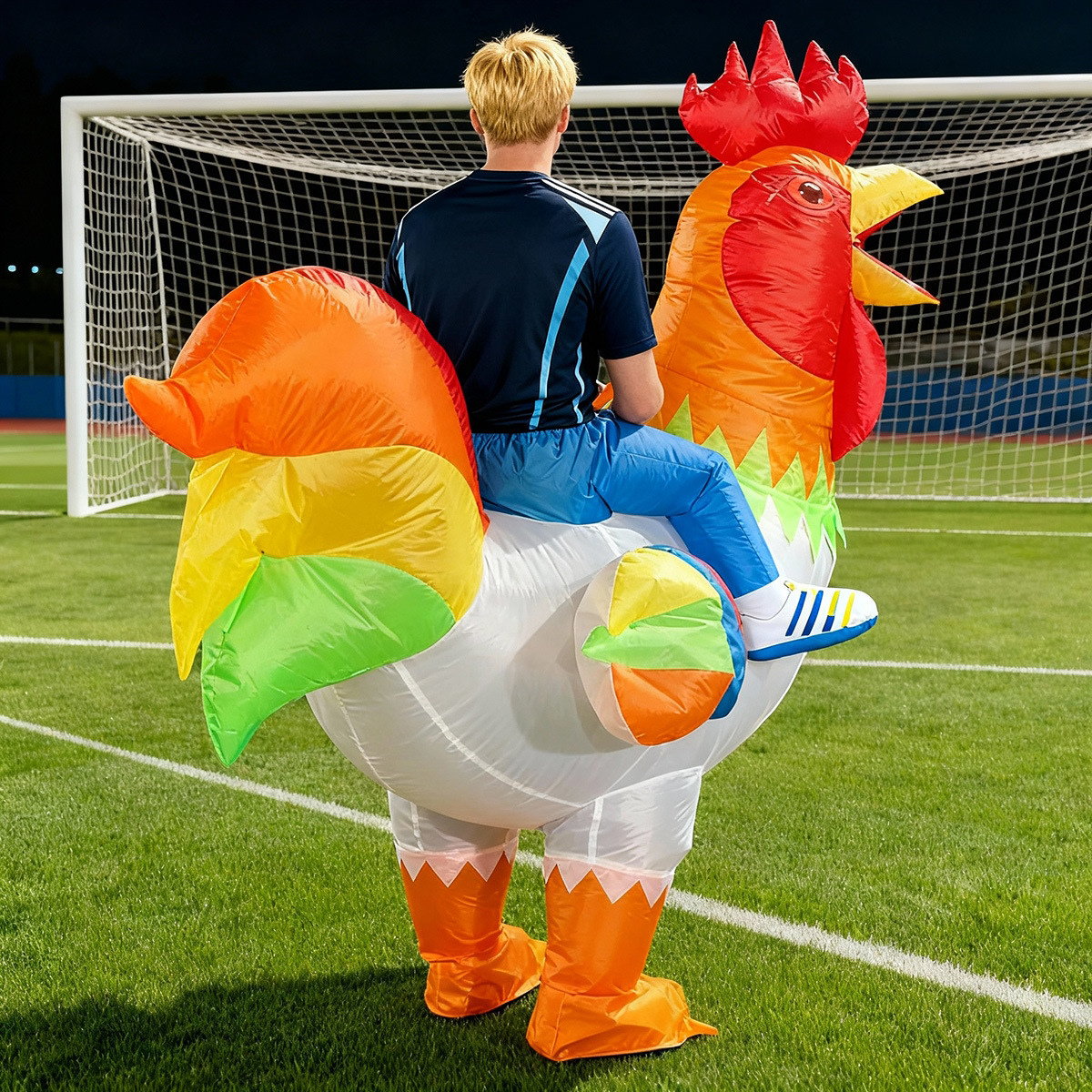Teens and Adults Inflatable Chicken Costumes Rooster Inflatable Costumes - ChildAngle