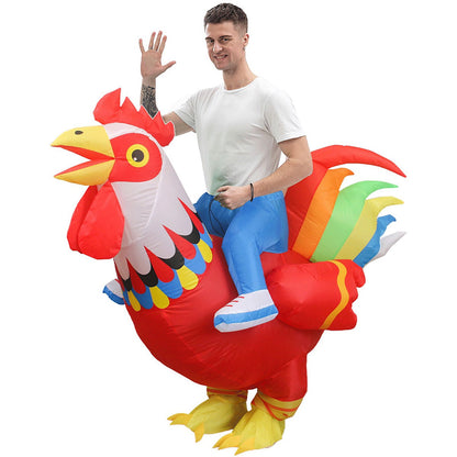 Teens and Adults Inflatable Chicken Costumes Rooster Inflatable Costumes - ChildAngle