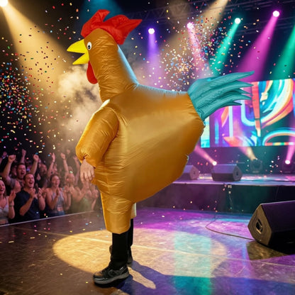 Teens and Adults Inflatable Chicken Costumes Rooster Inflatable Costumes - ChildAngle