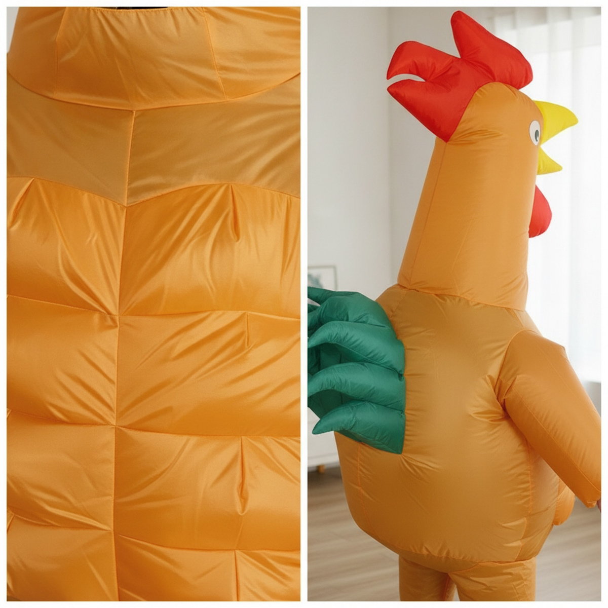 Teens and Adults Inflatable Chicken Costumes Rooster Inflatable Costumes - ChildAngle