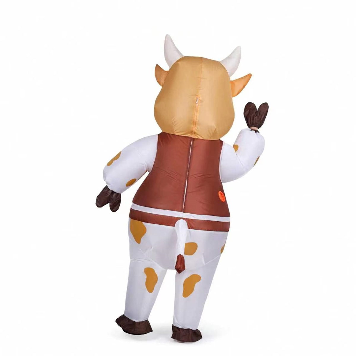 Teens and Adults Inflatable Cow Costume Riding Cow Suit - ChildAngle