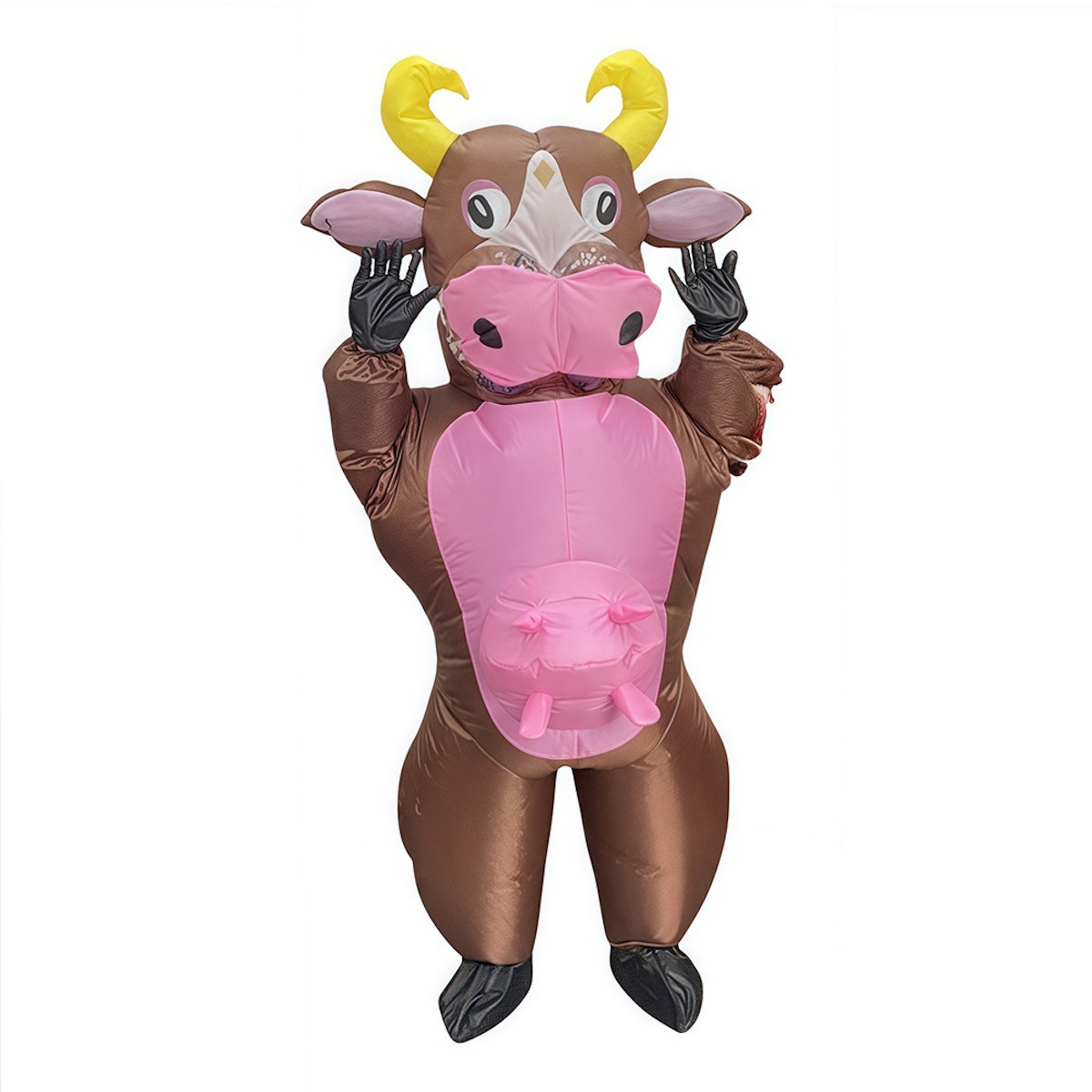 Teens and Adults Inflatable Cow Costume Riding Cow Suit - ChildAngle
