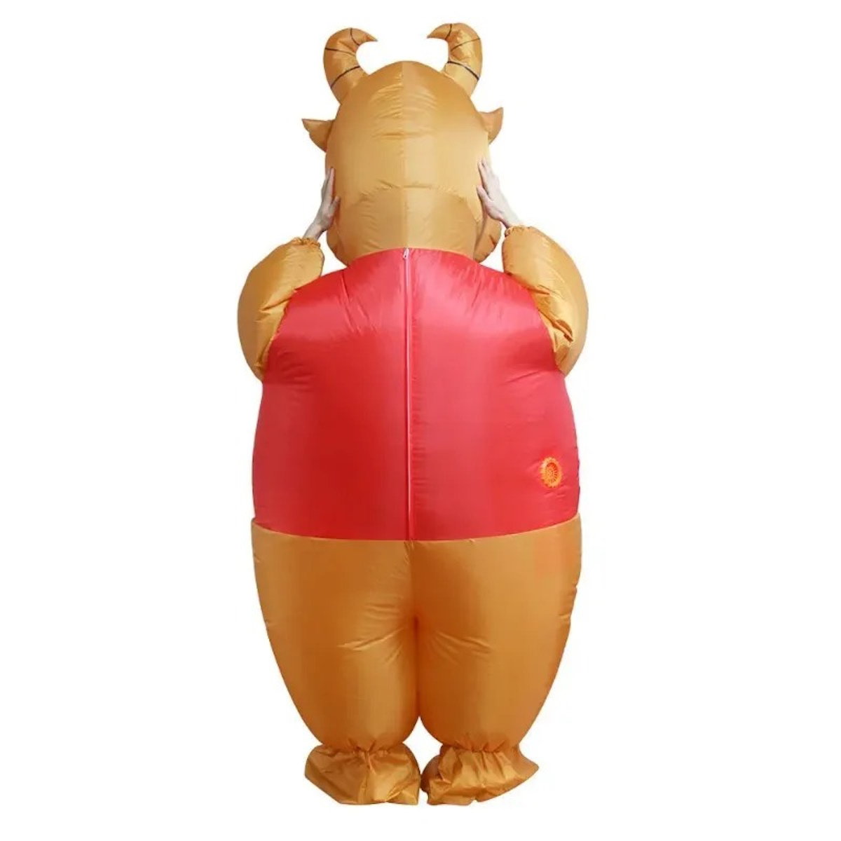 Teens and Adults Inflatable Cow Costume Riding Cow Suit - ChildAngle