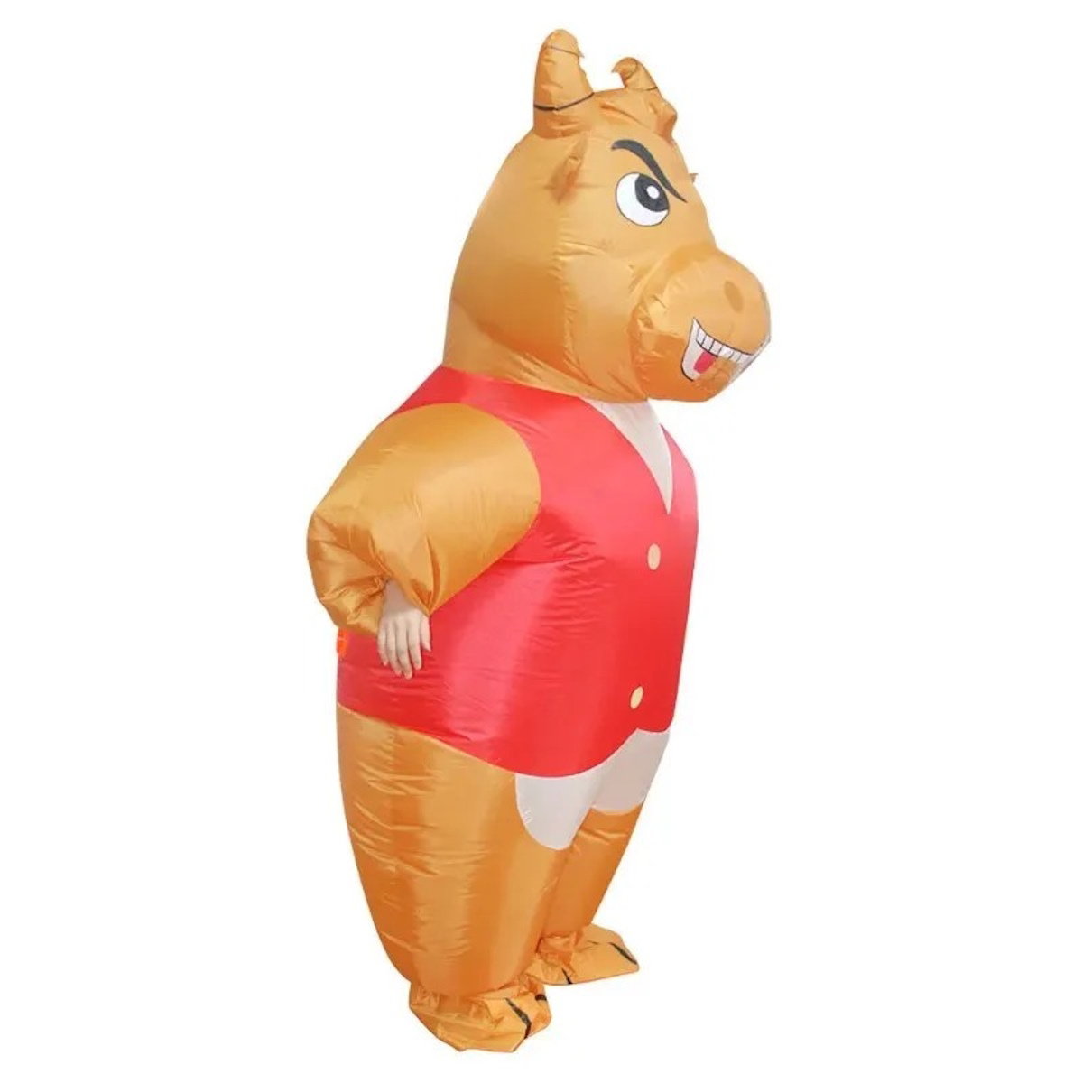 Teens and Adults Inflatable Cow Costume Riding Cow Suit - ChildAngle