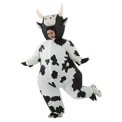 Teens and Adults Inflatable Cow Costume Riding Cow Suit - ChildAngle