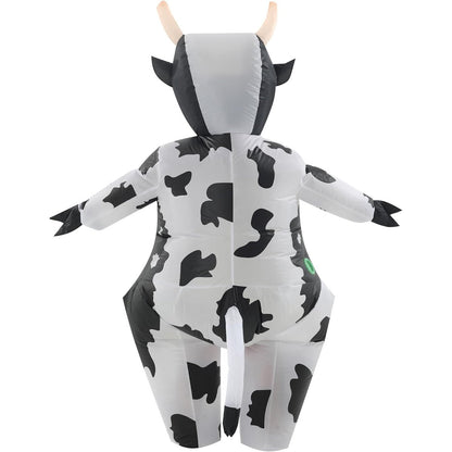 Teens and Adults Inflatable Cow Costume Riding Cow Suit - ChildAngle