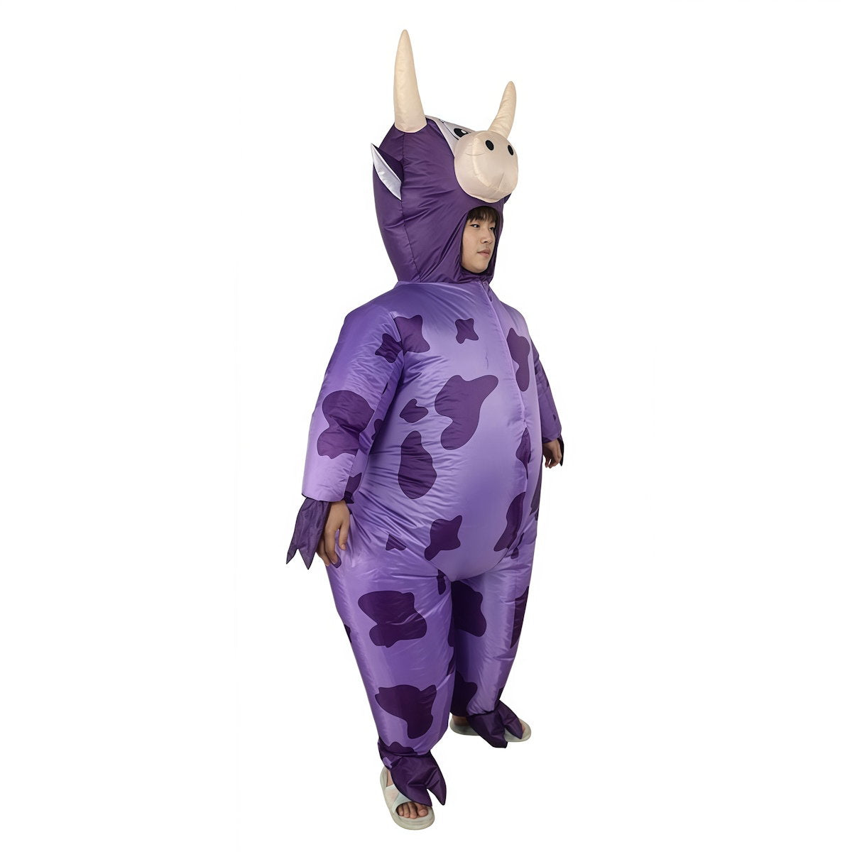 Teens and Adults Inflatable Cow Costume Riding Cow Suit - ChildAngle