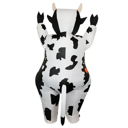 Teens and Adults Inflatable Cow Costume Riding Cow Suit - ChildAngle